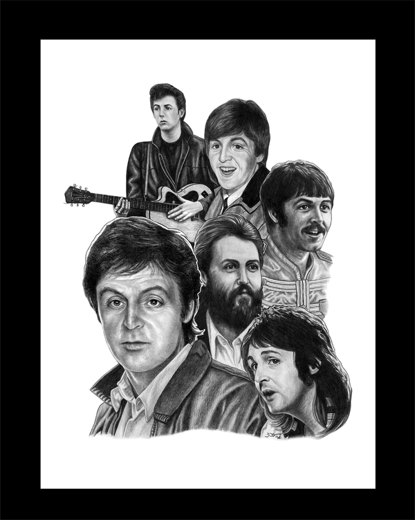 Paul McCartney Thru The Years Wall Art - JWB Art Unlimited