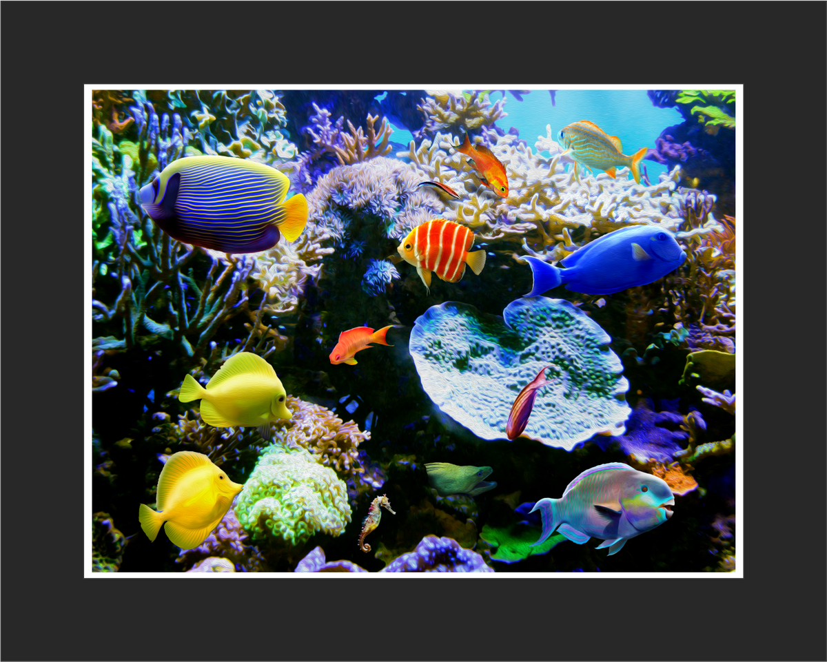 Tropic Wonder Tres Reef Wall Art - JWB Art Unlimited