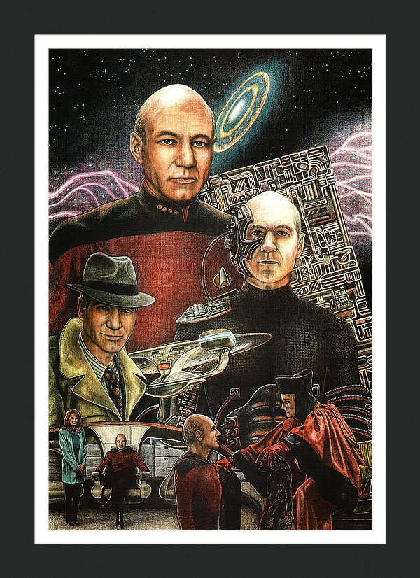 Star Trek: Next Generation Jean-Luc Picard Wall Art