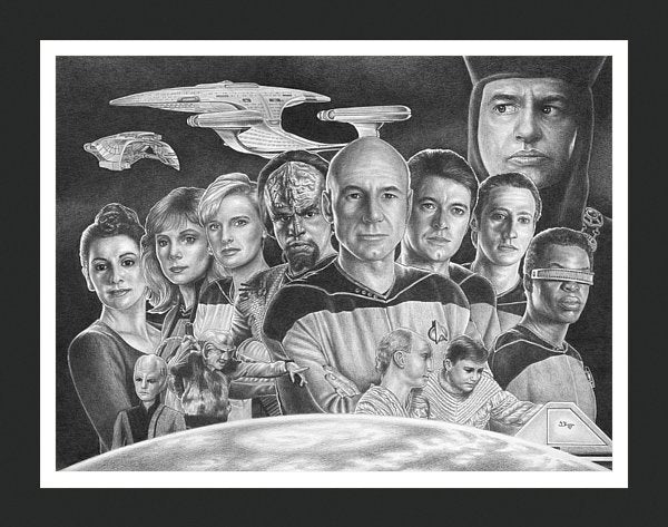 Star Trek: Next Generation Crew Wall Art