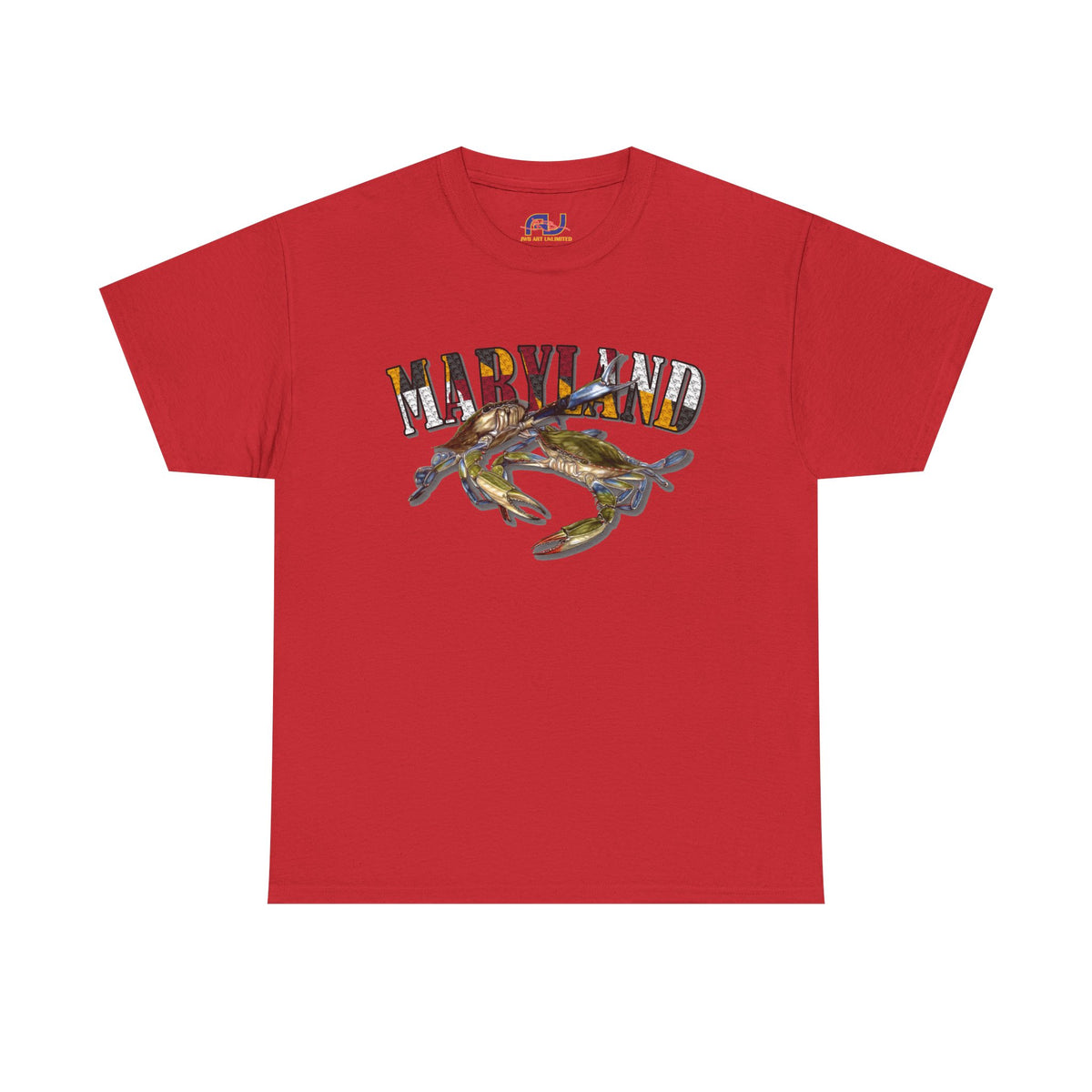 Maryland Crab and Flag T-Shirt - Unisex