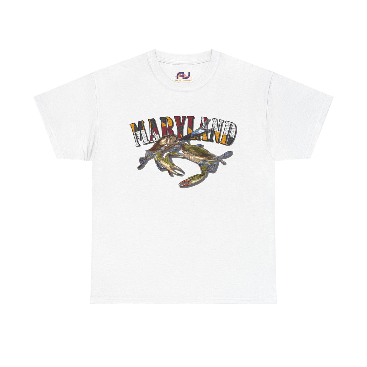 Maryland Crab and Flag T-Shirt - Unisex