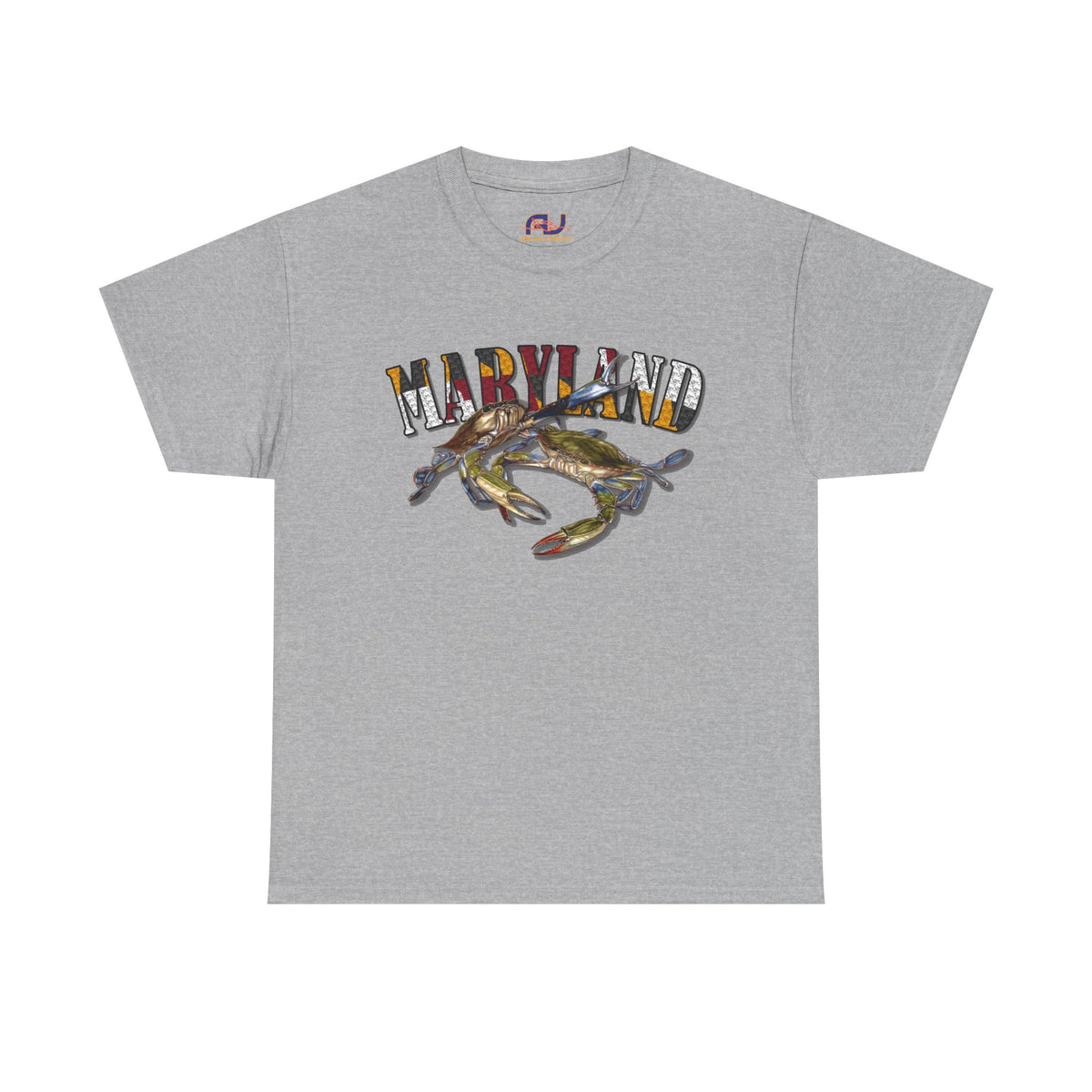 Maryland Crab and Flag T-Shirt - Unisex