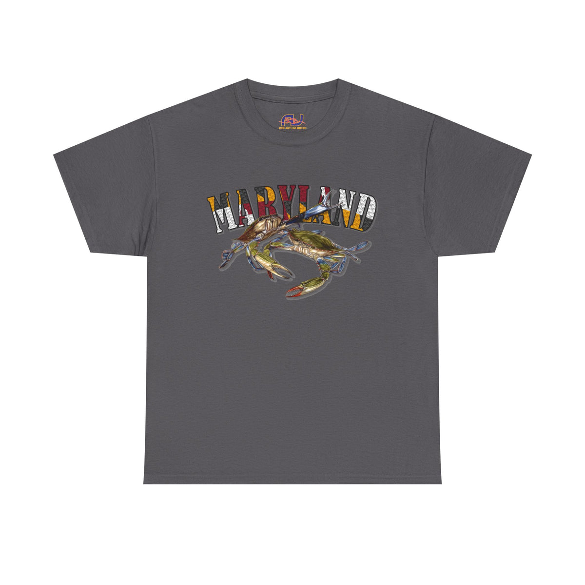 Maryland Crab and Flag T-Shirt - Unisex