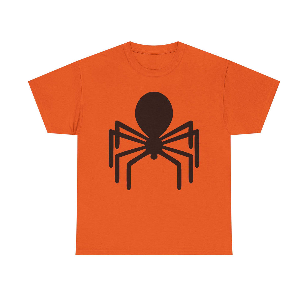 Spider Graphic Tee — Minimal Black Spider Shirt for Halloween & Everyday Wear