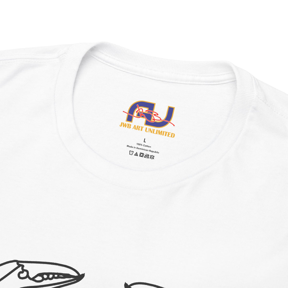 Bay Blue Crab Outline Graphic T-Shirt - Unisex — view 15