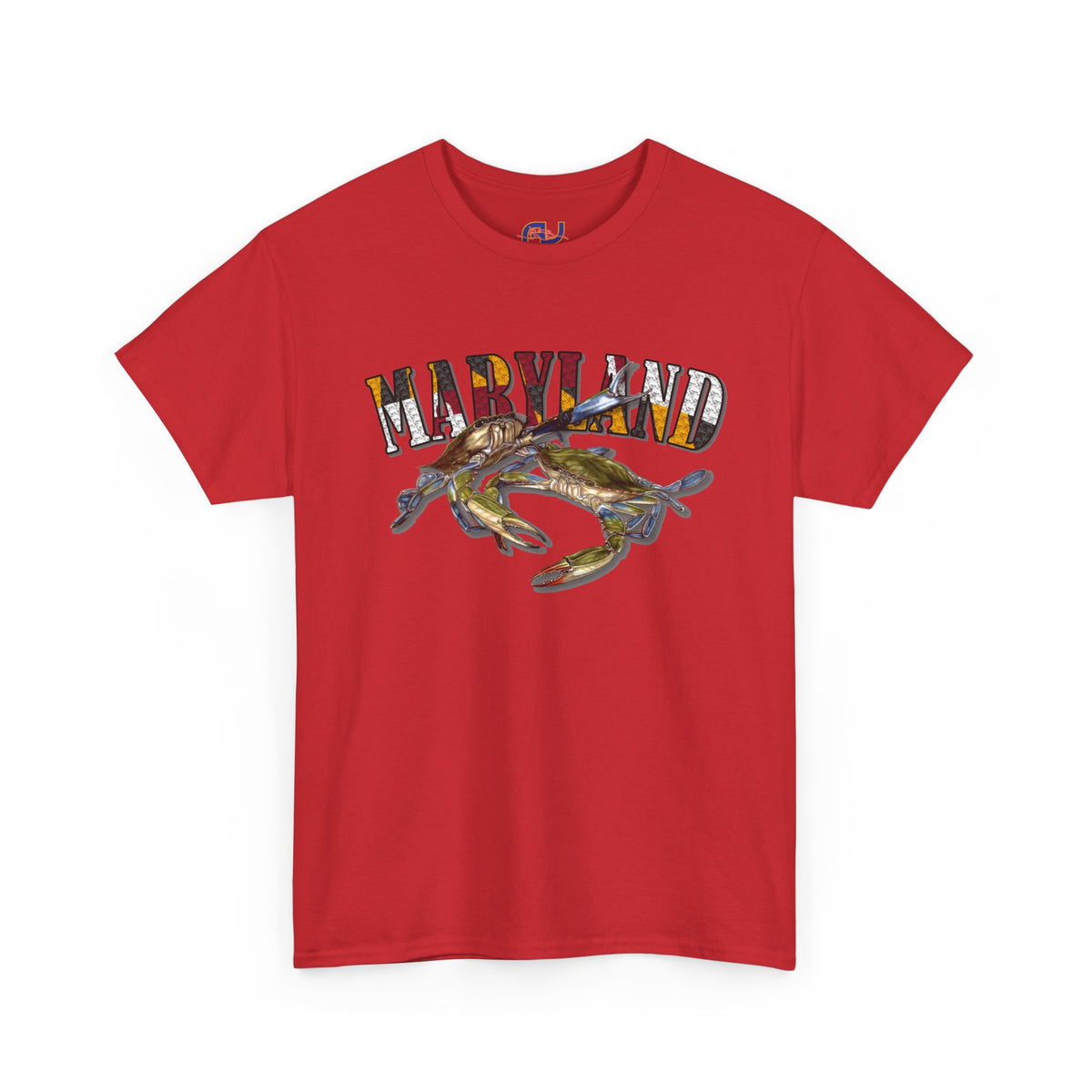 Maryland Crab and Flag T-Shirt - Unisex