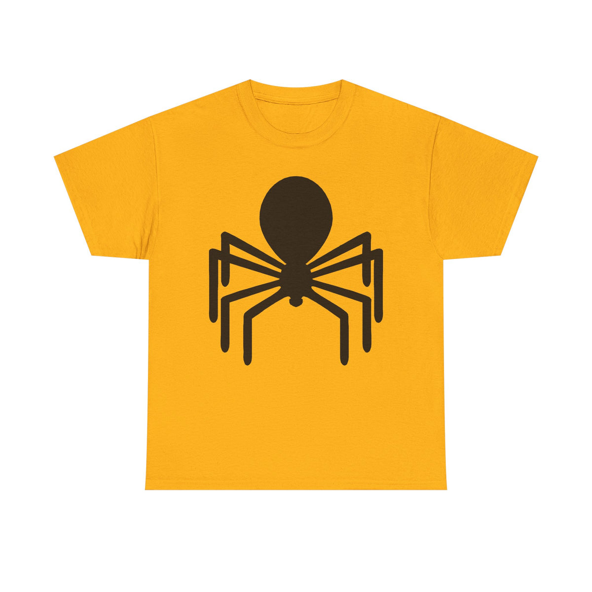 Spider Graphic Tee — Minimal Black Spider Shirt for Halloween & Everyday Wear
