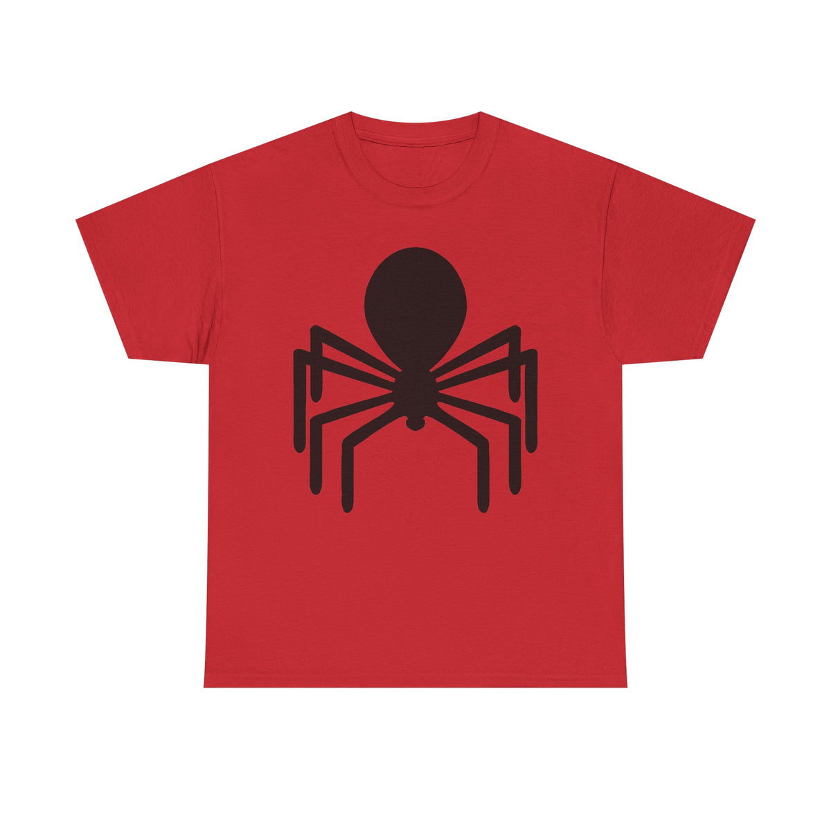 Spider Graphic Tee — Minimal Black Spider Shirt for Halloween & Everyday Wear