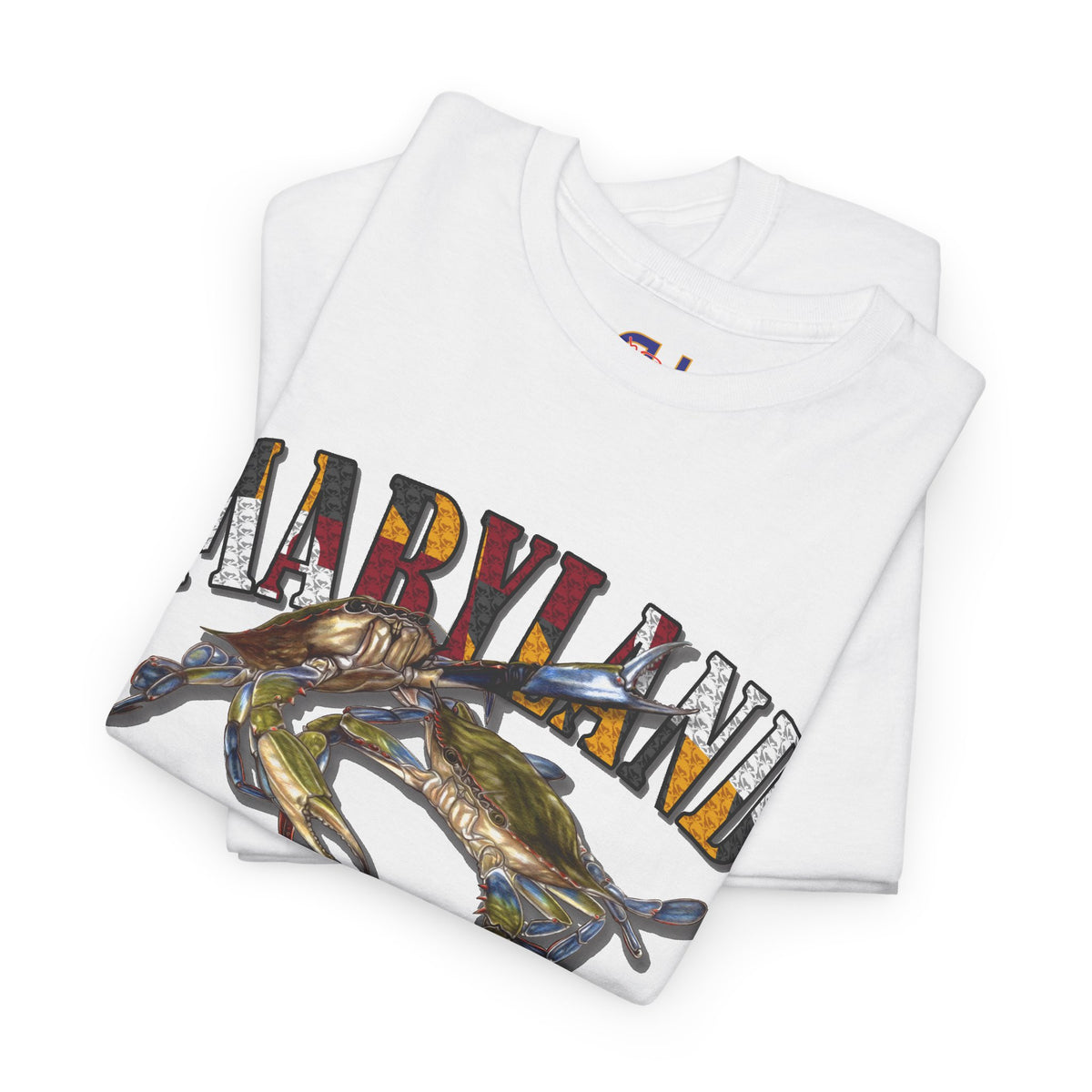 Maryland Crab and Flag T-Shirt - Unisex