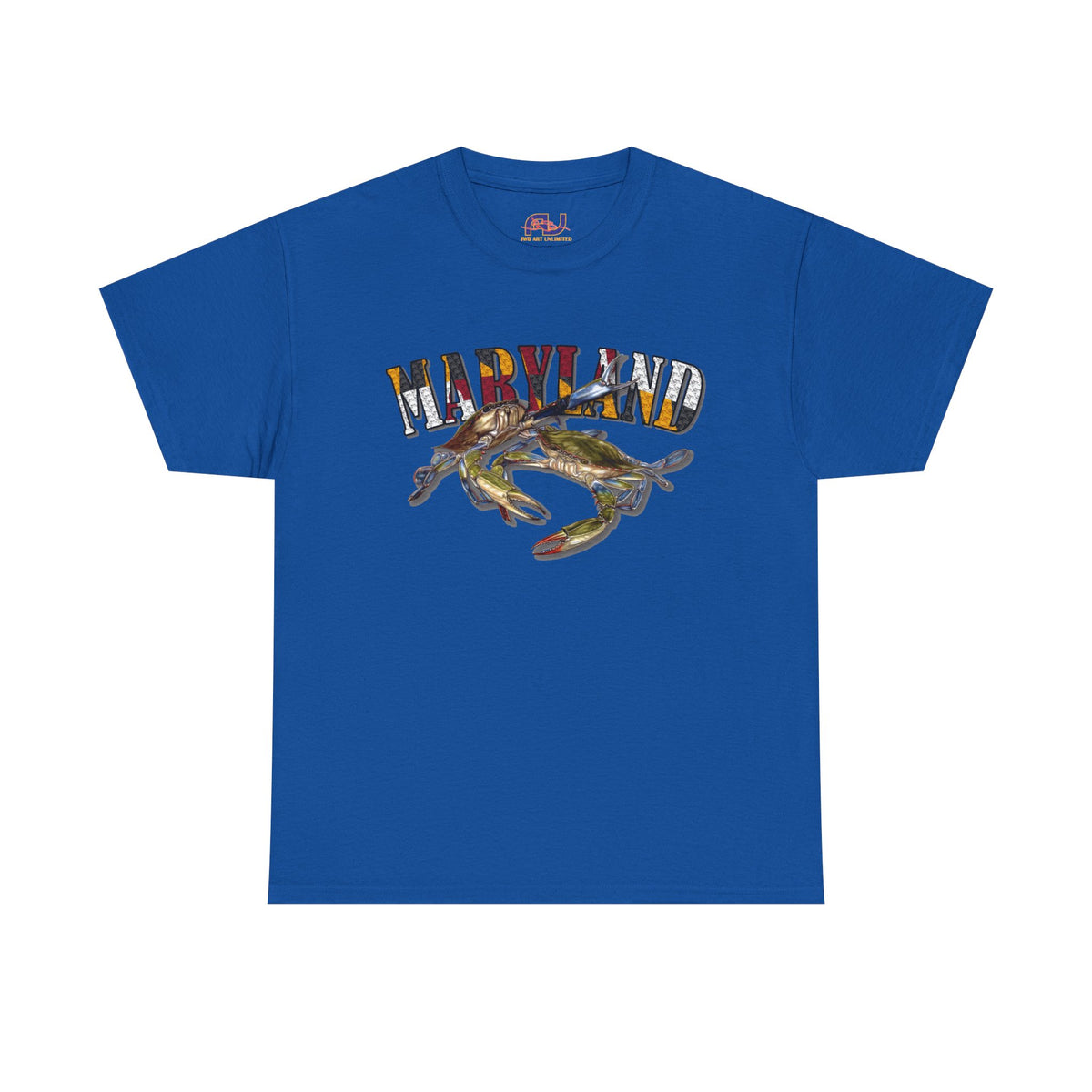 Maryland Crab and Flag T-Shirt - Unisex