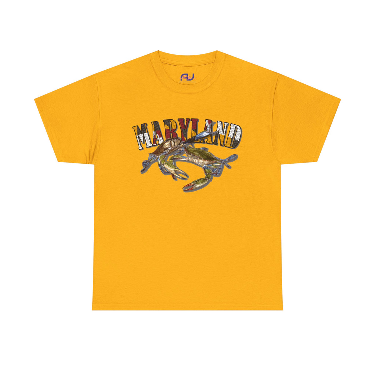 Maryland Crab and Flag T-Shirt - Unisex