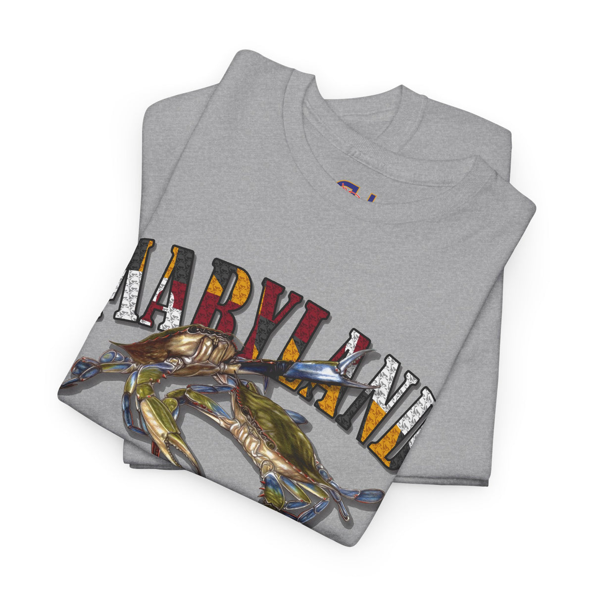 Maryland Crab and Flag T-Shirt - Unisex