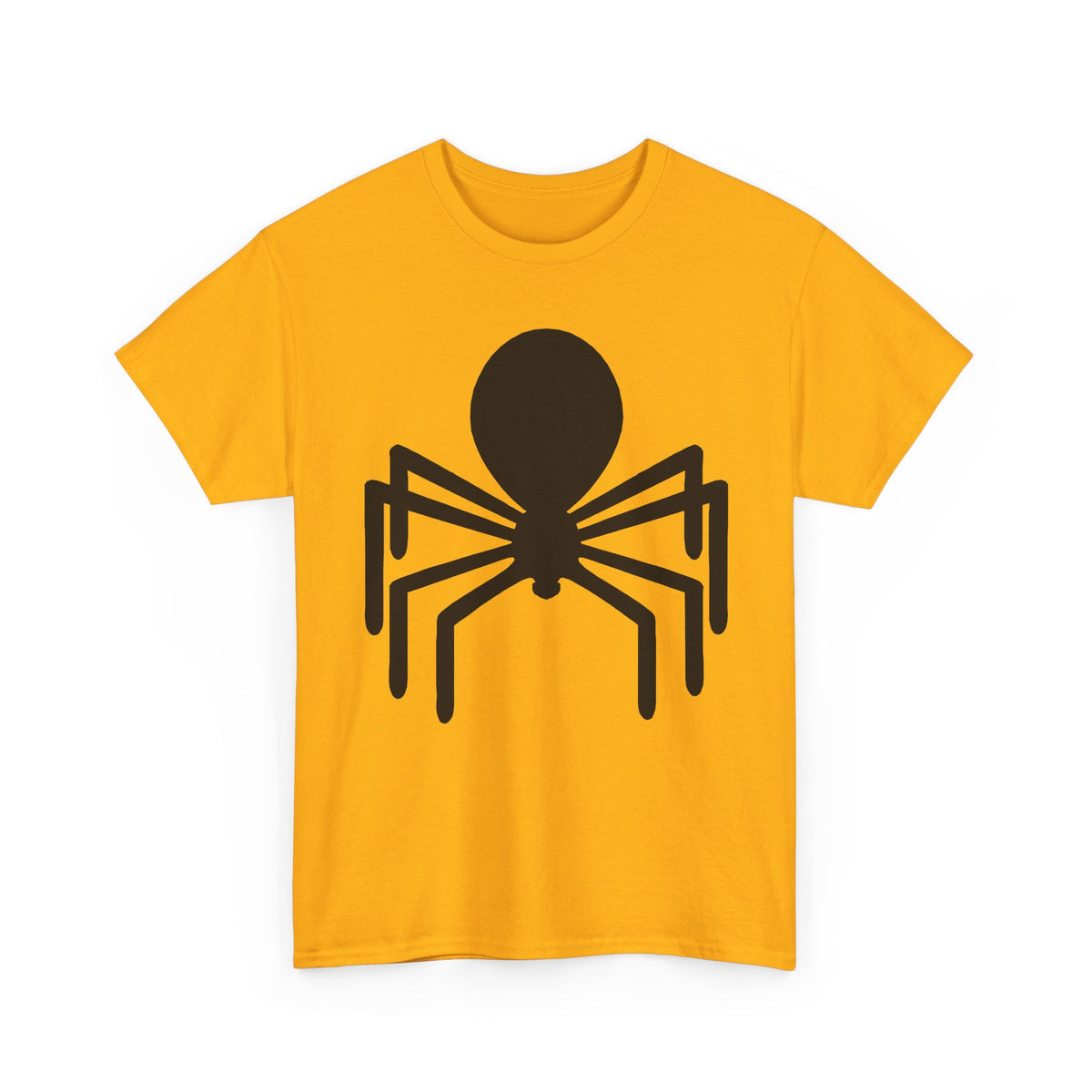 Spider Graphic Tee — Minimal Black Spider Shirt for Halloween & Everyday Wear