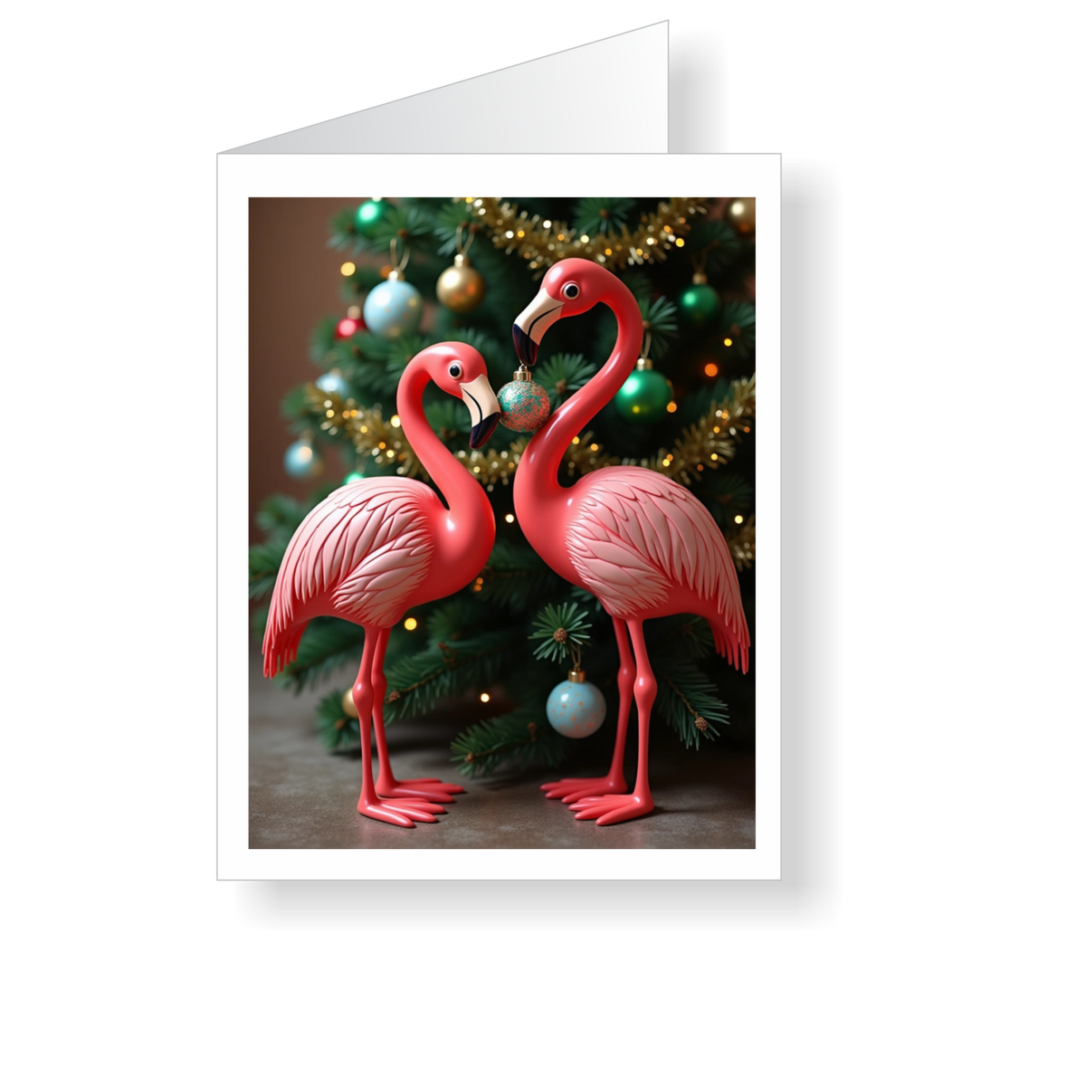 Christmas Cards -- Flamingo Belles