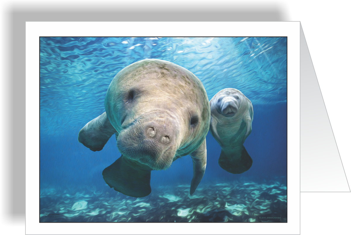 Hugh the Manatee Wall Art