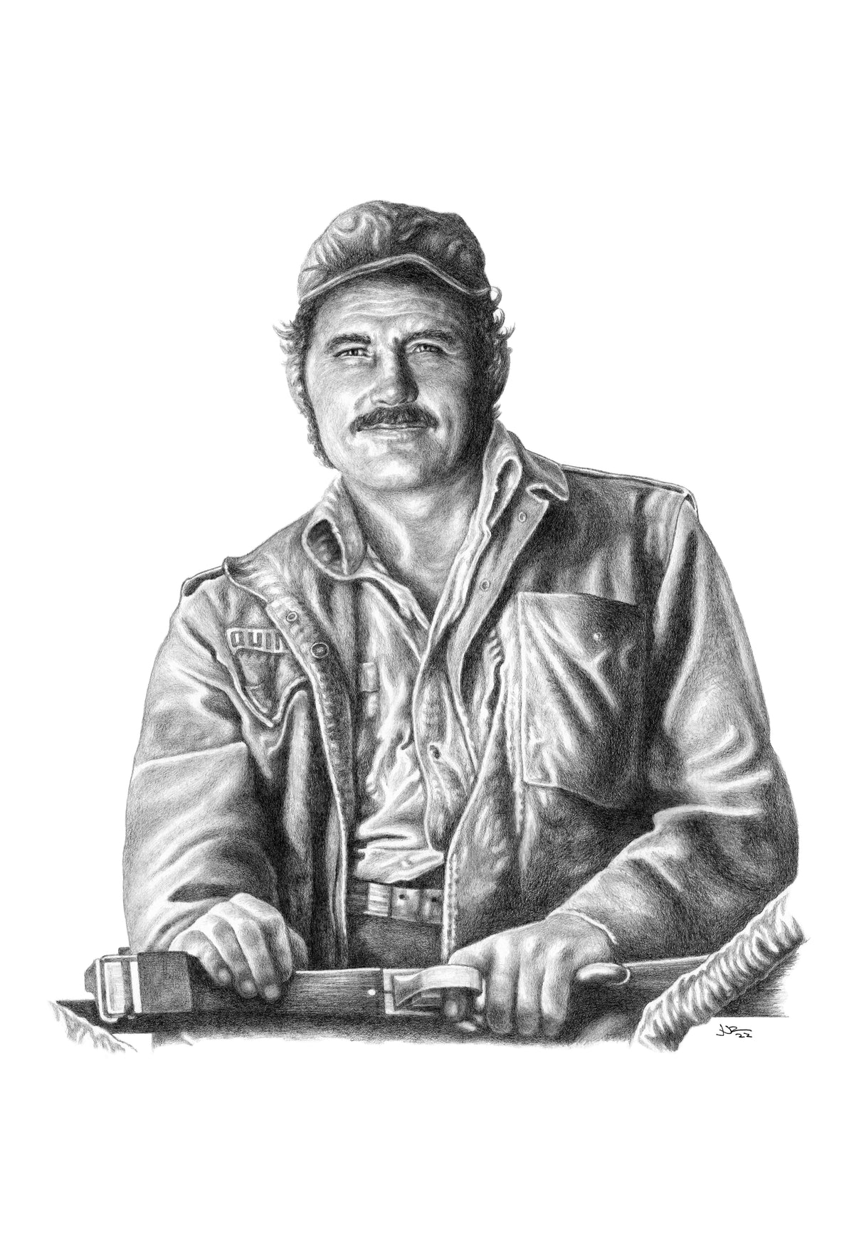 Shark Hunter Quint Wall Art Print