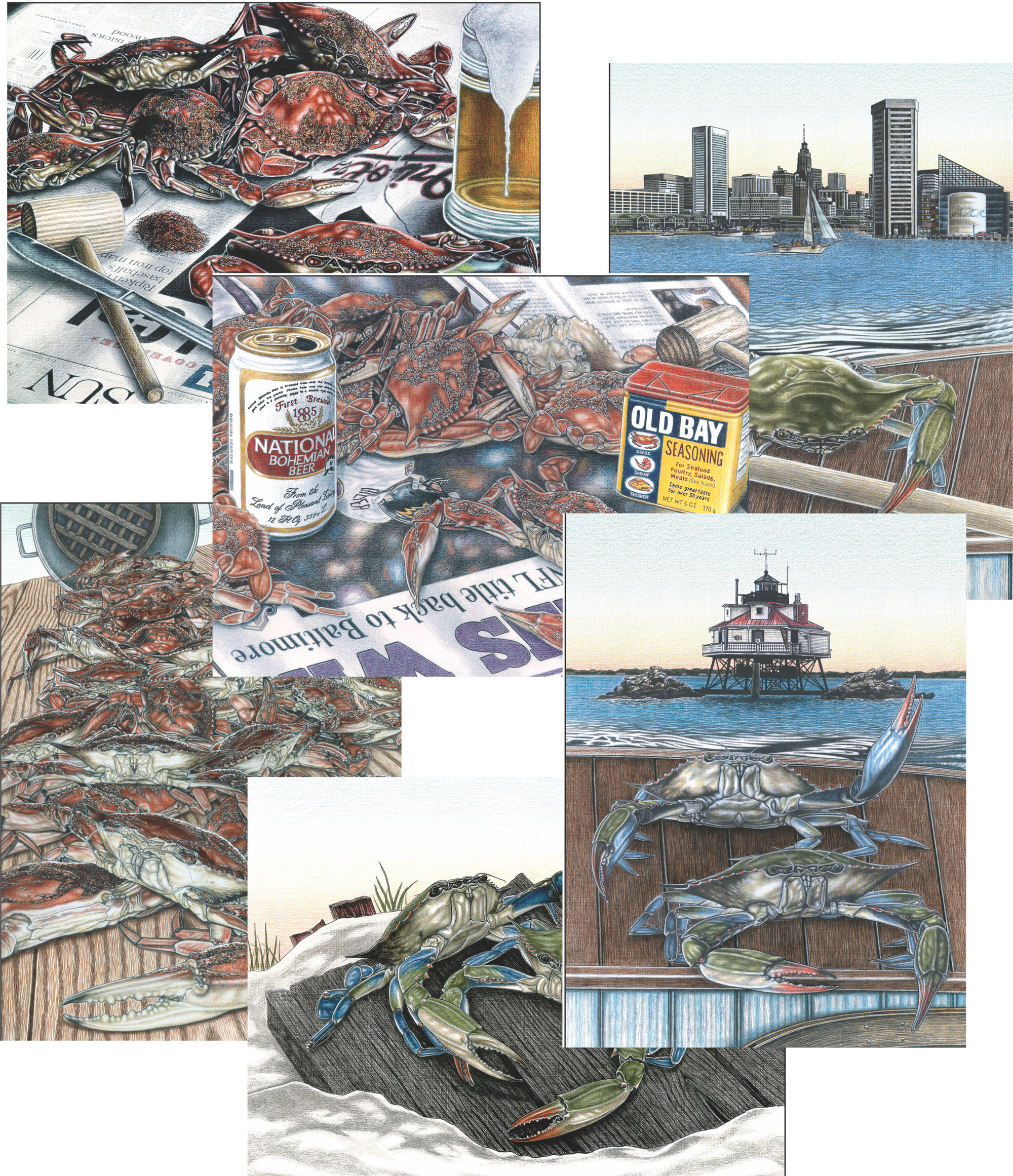 Assorted Note Cards - JWB Art Unlimited