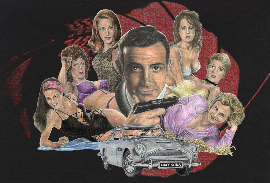 James Bond 1960s Wall Art - JWB Art Unlimited