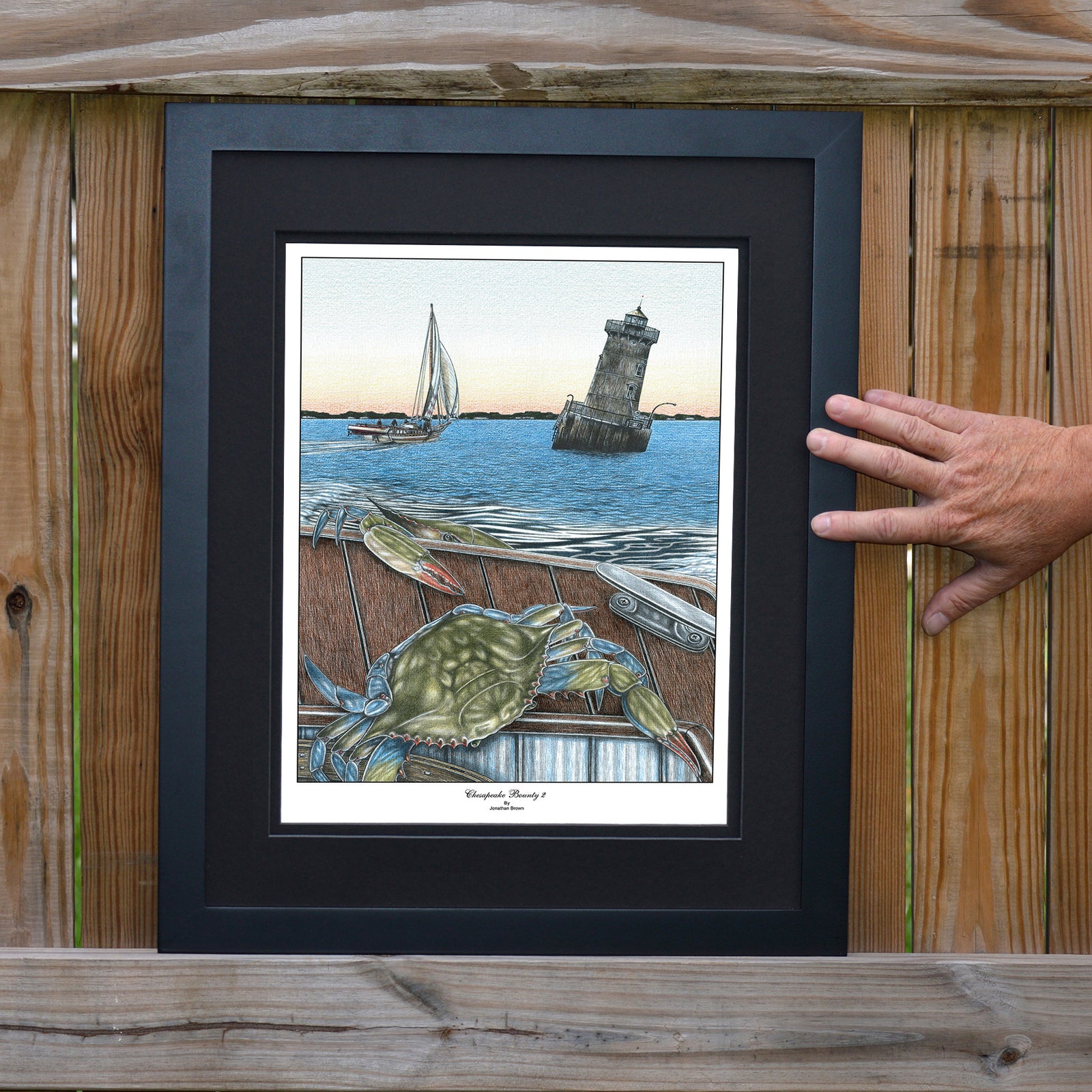 Chesapeake Bounty 2 Sharps Island Lighthouse Wall Art - JWB Art Unlimited