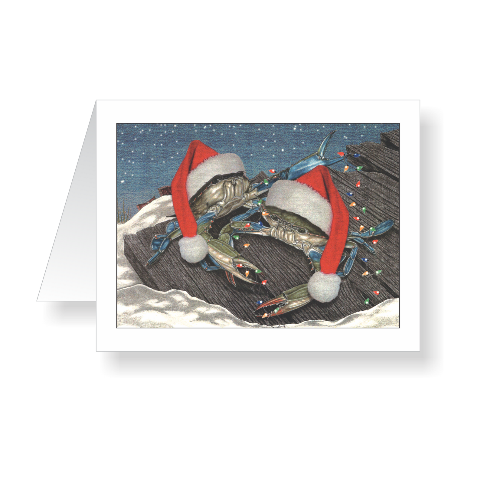 Mr &  Mrs Claws Crab Holiday Cards - JWB Art Unlimited