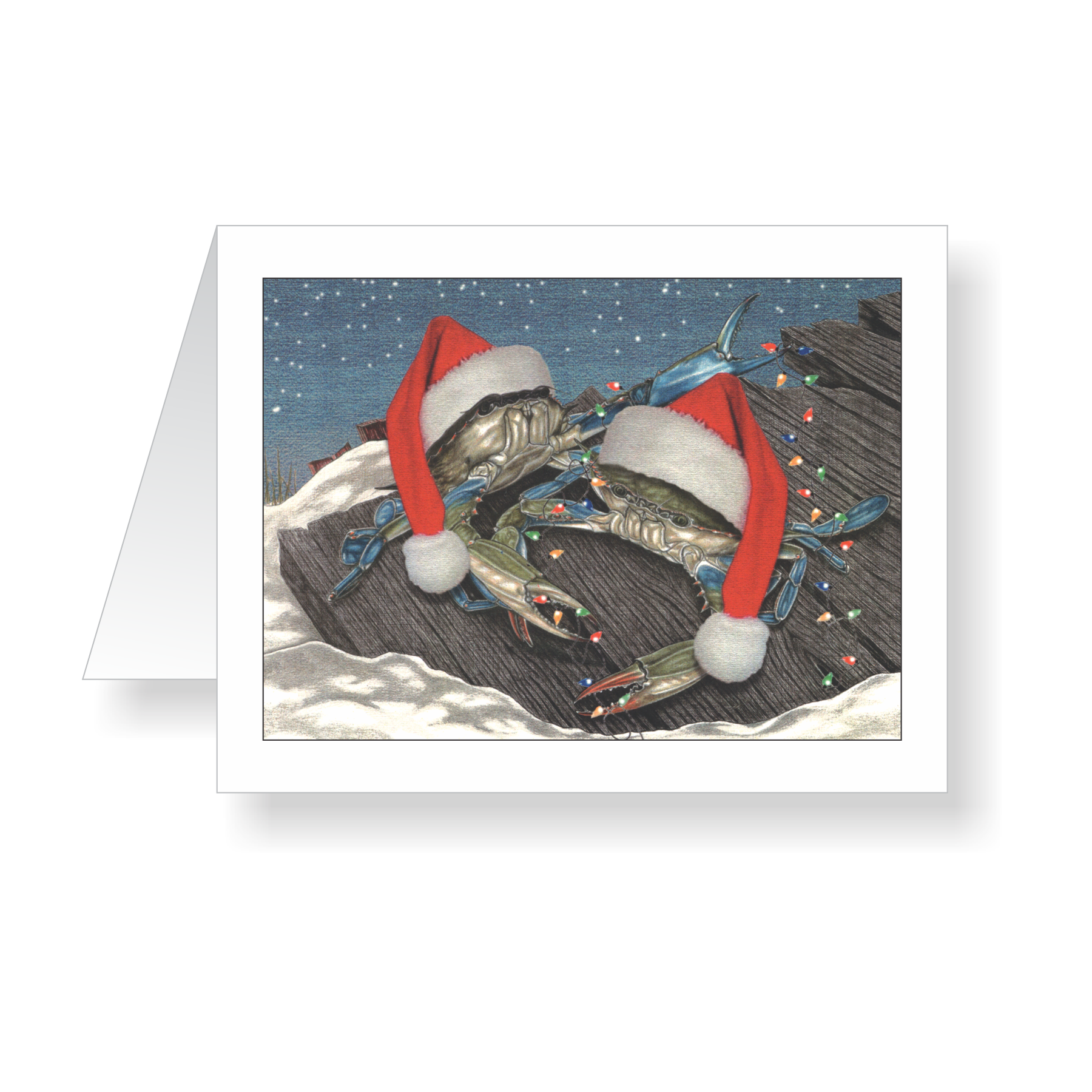 Mr &  Mrs Claws Crab Holiday Cards - JWB Art Unlimited