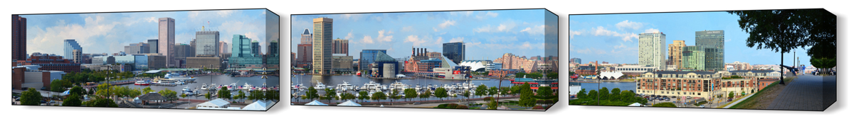 The Baltimore Harbor Far 1 Wall Art - JWB Art Unlimited