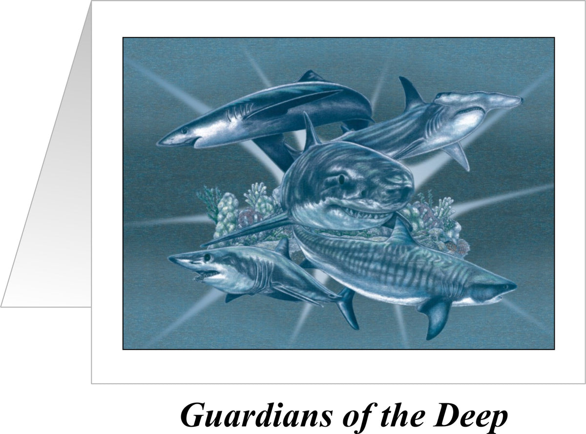 Guardians of the Deep Shark Wall Art