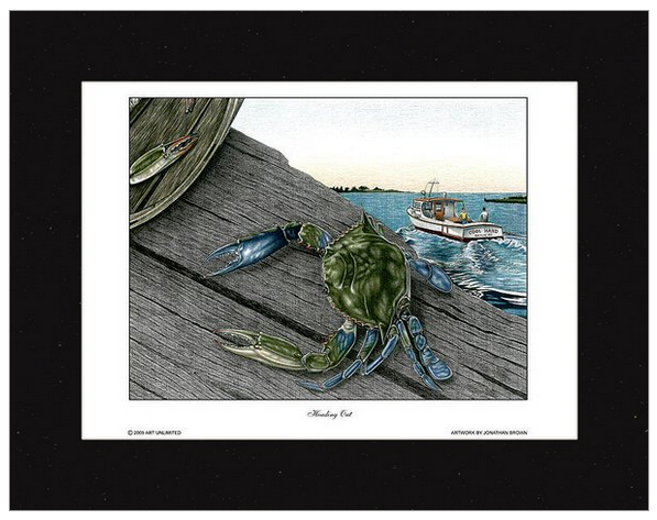 Heading Out Crab Wall Art - JWB Art Unlimited