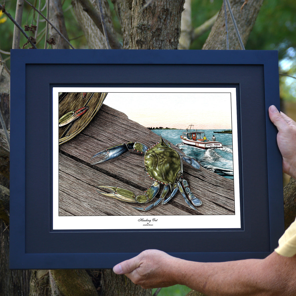Heading Out Crab Wall Art - JWB Art Unlimited