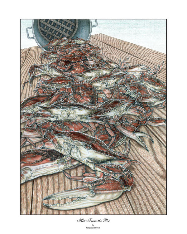 Hot From The Pot Crab Wall Art - JWB Art Unlimited