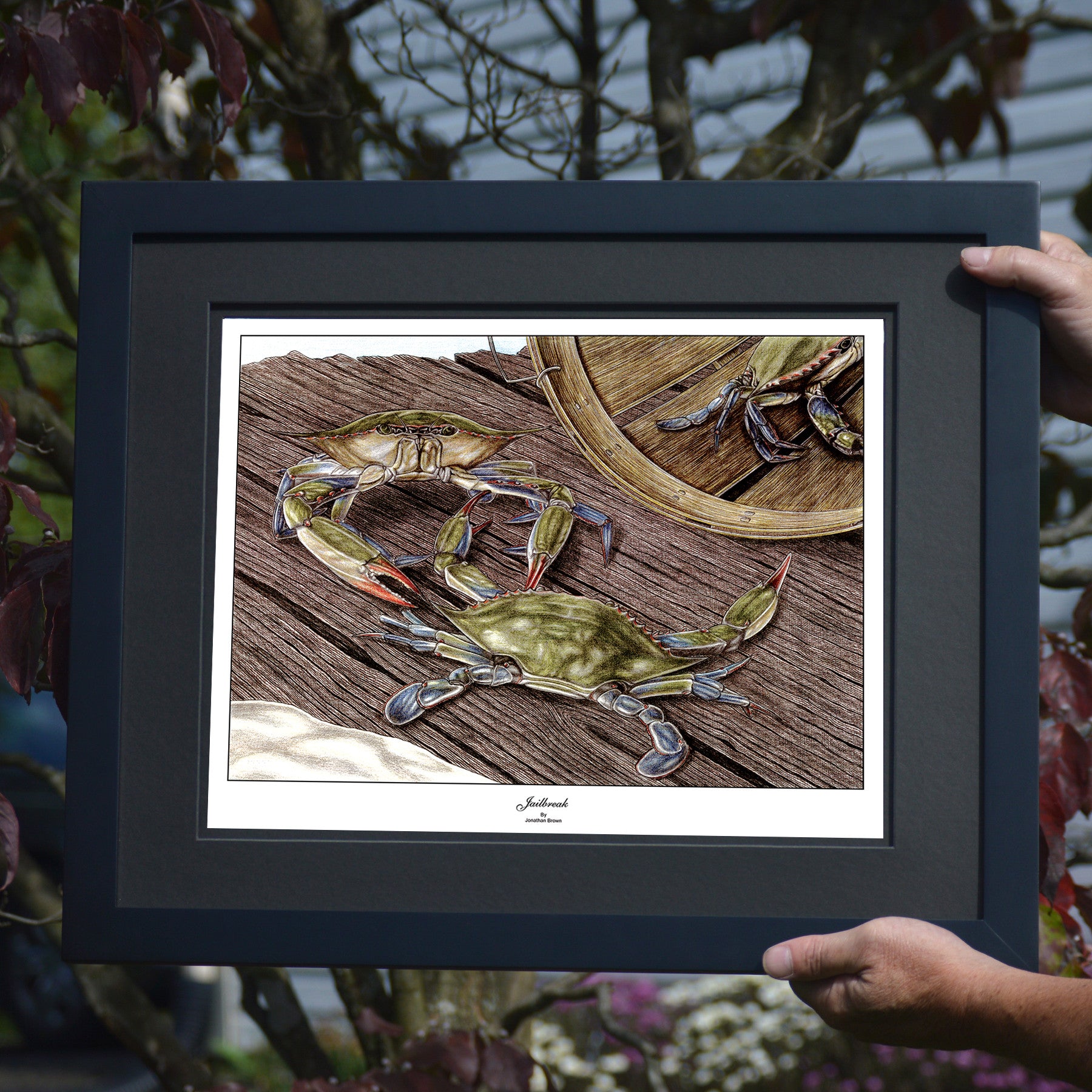 Jailbreak Chesapeake Crab Art Wall Art - JWB Art Unlimited