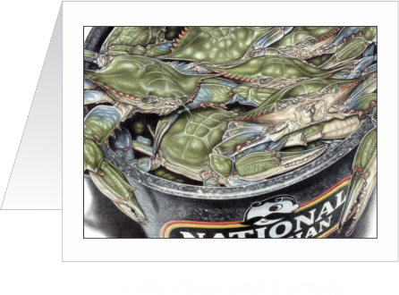 Like Peas &amp; Carrots Crab Note Cards