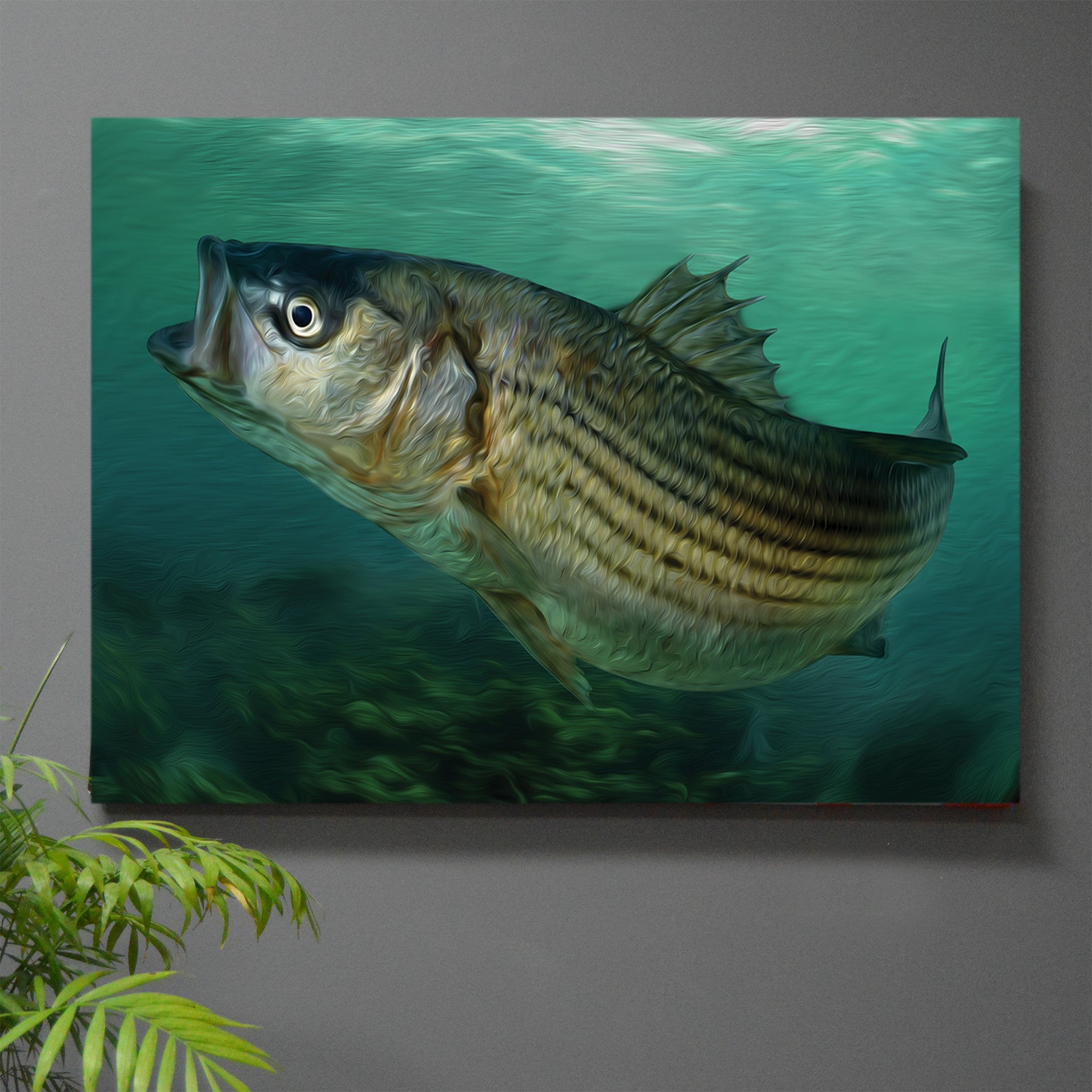 On the Rocks Rockfish Wall Art - JWB Art Unlimited