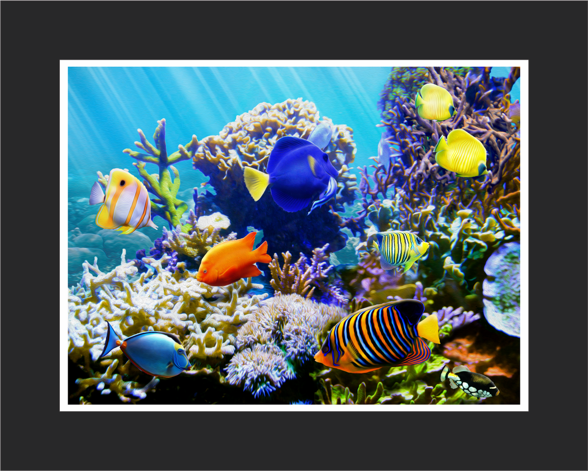 Tropic Wonder Uno Reef Wall Art - JWB Art Unlimited