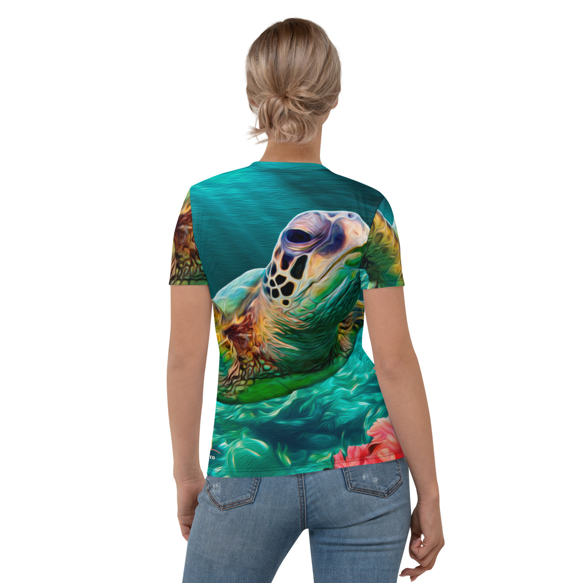 Sea Cruise Sea Turtle Women&#39;s All Over Printed Tee