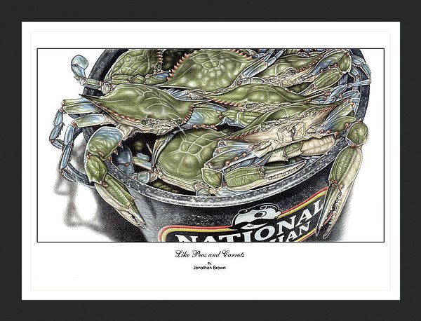 Like Peas & Carrots Crab Wall Art - JWB Art Unlimited