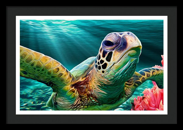 Sea Cruise Sea Turtle Wall Art - JWB Art Unlimited