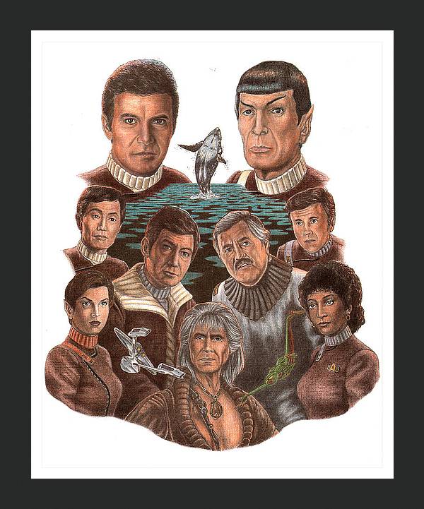 Star Trek:  Commissioned 25th Anniversary Drawing