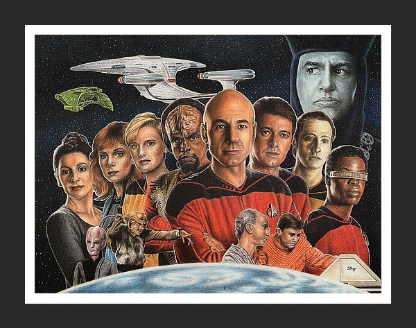 Star Trek: Next Generation Crew Wall Art